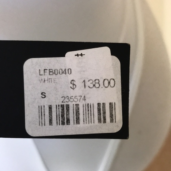 New! LF THE BRAND Size S white high cut bodysuit - Picture 5 of 8